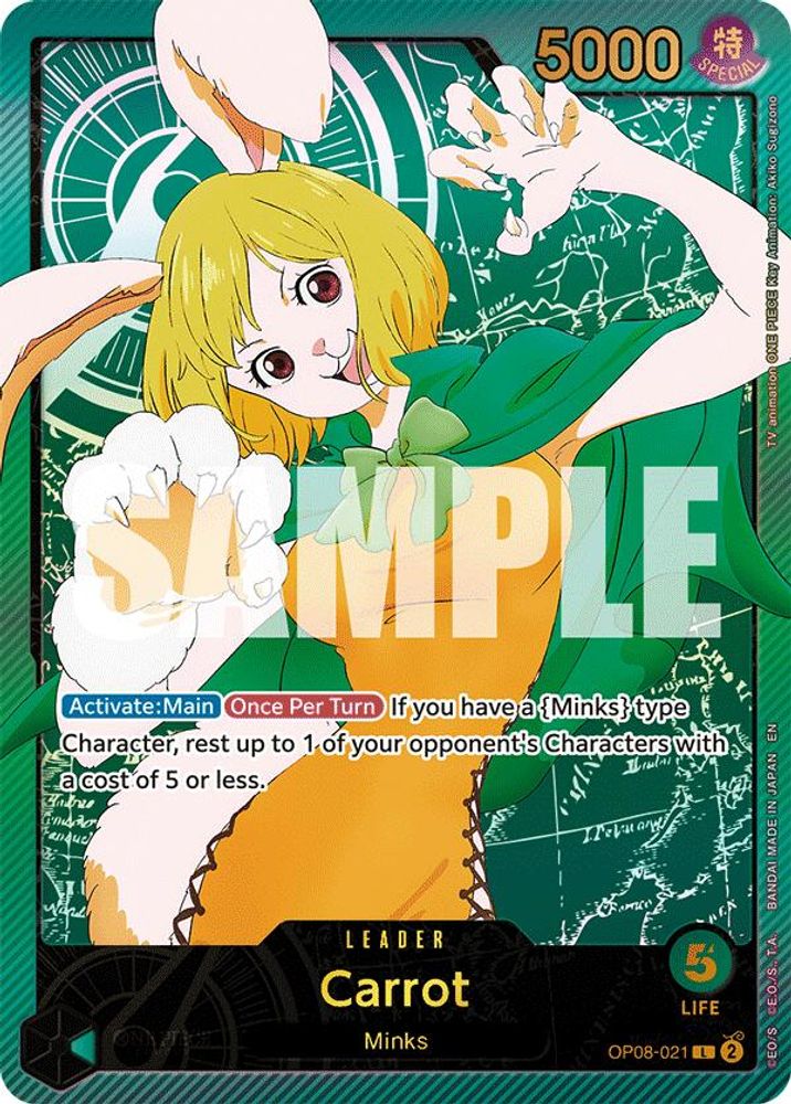 Carrot One Piece TCG Card
