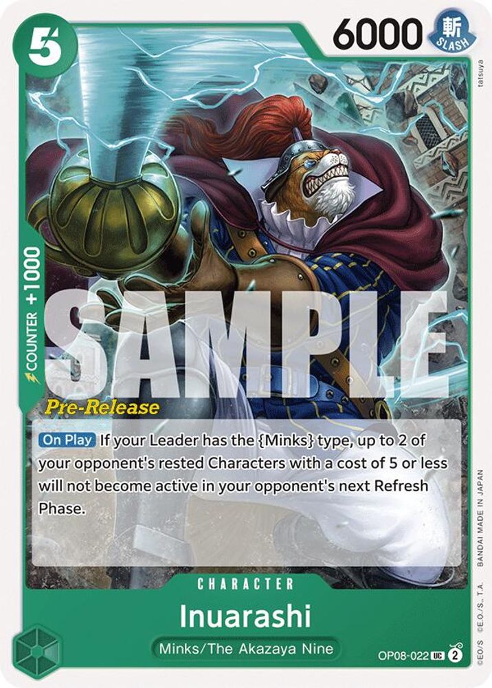 Inuarashi One Piece TCG Card