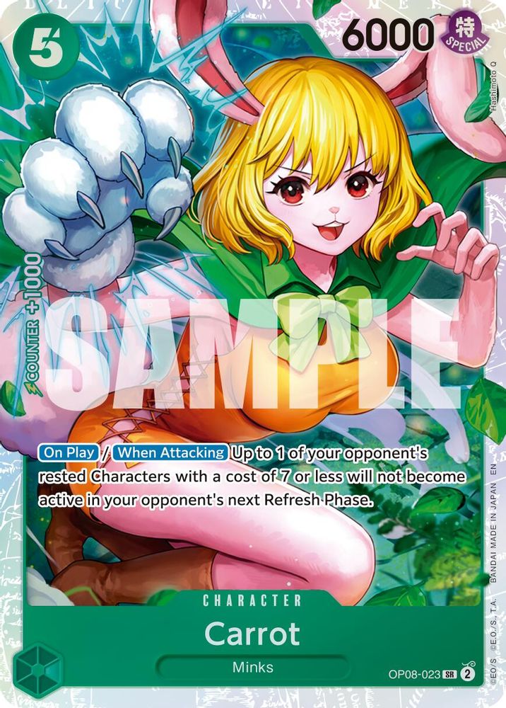 Carrot One Piece TCG Card