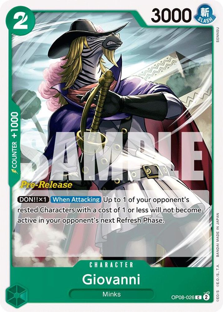 Giovanni One Piece TCG Card