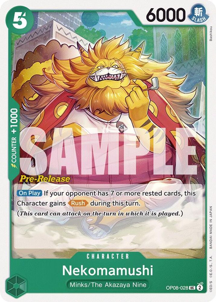 Nekomamushi One Piece TCG Card