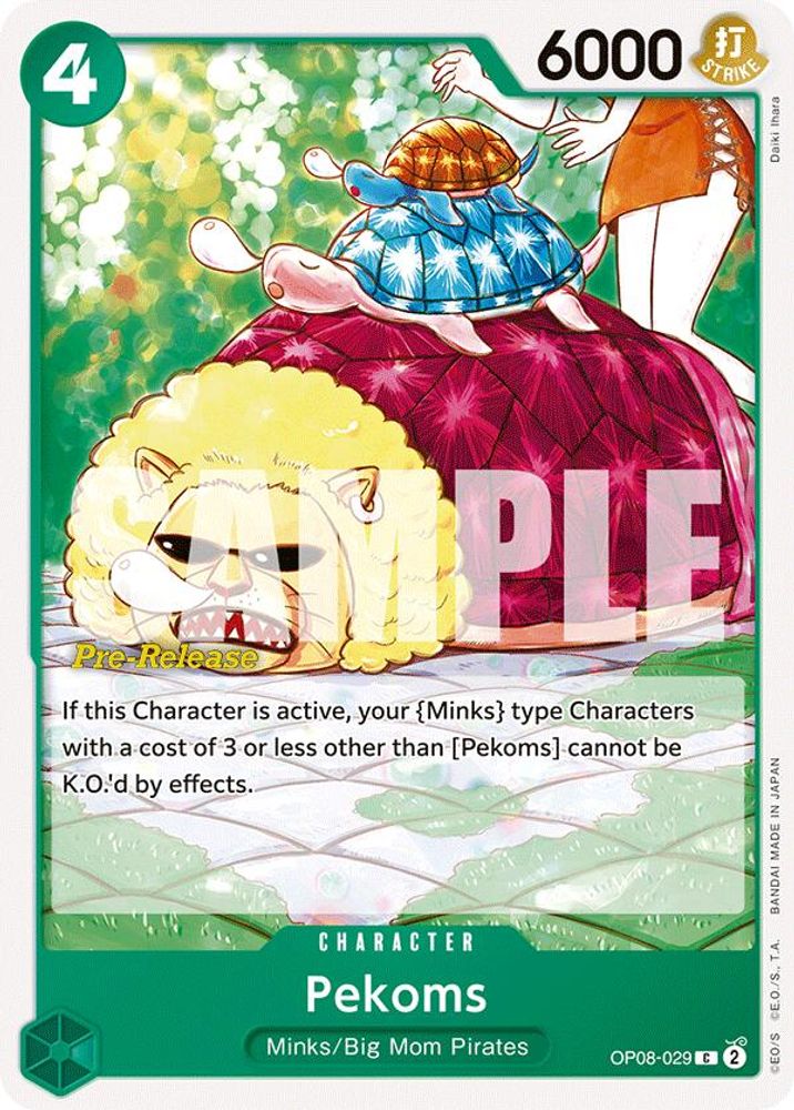 Pekoms One Piece TCG Card