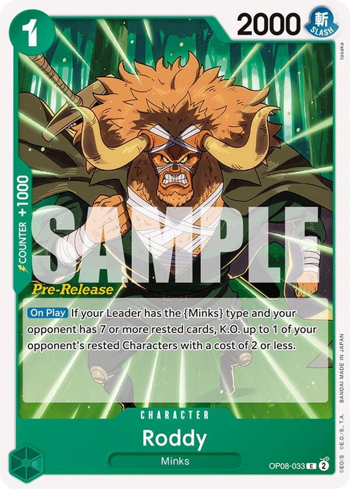 Roddy One Piece TCG Card