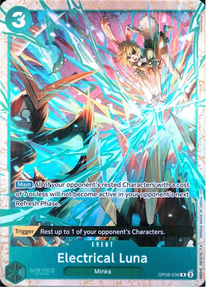 Electrical Luna One Piece TCG Card