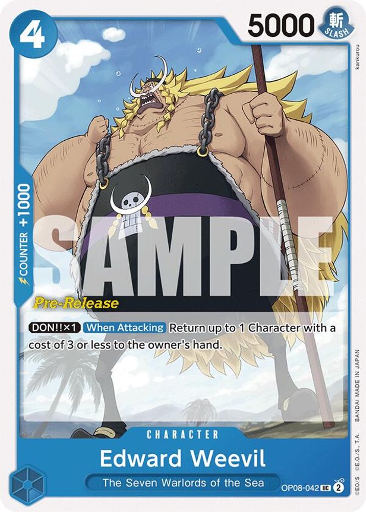 Edward Weevil One Piece TCG Card