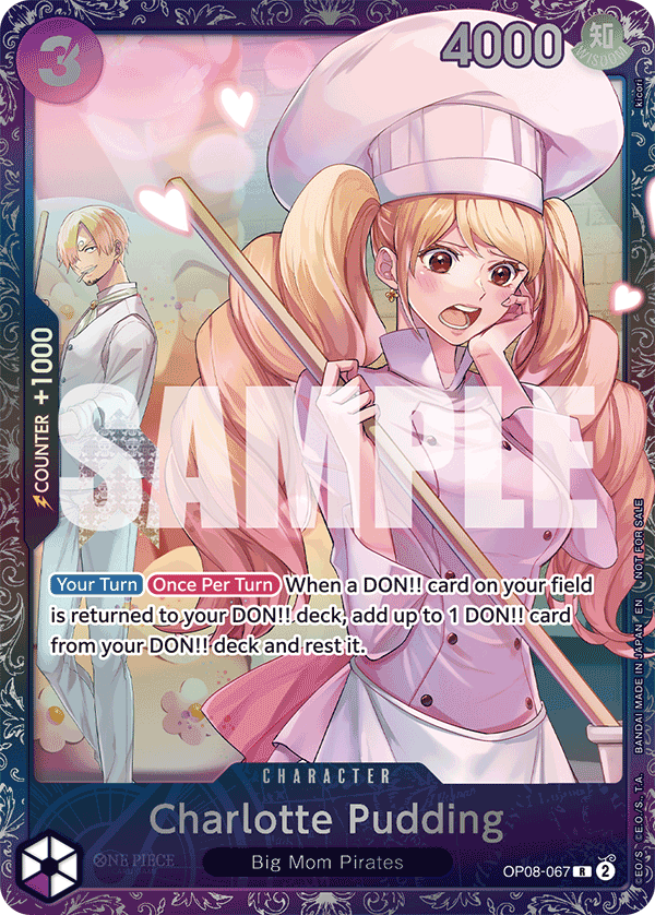 Charlotte Pudding One Piece TCG Card
