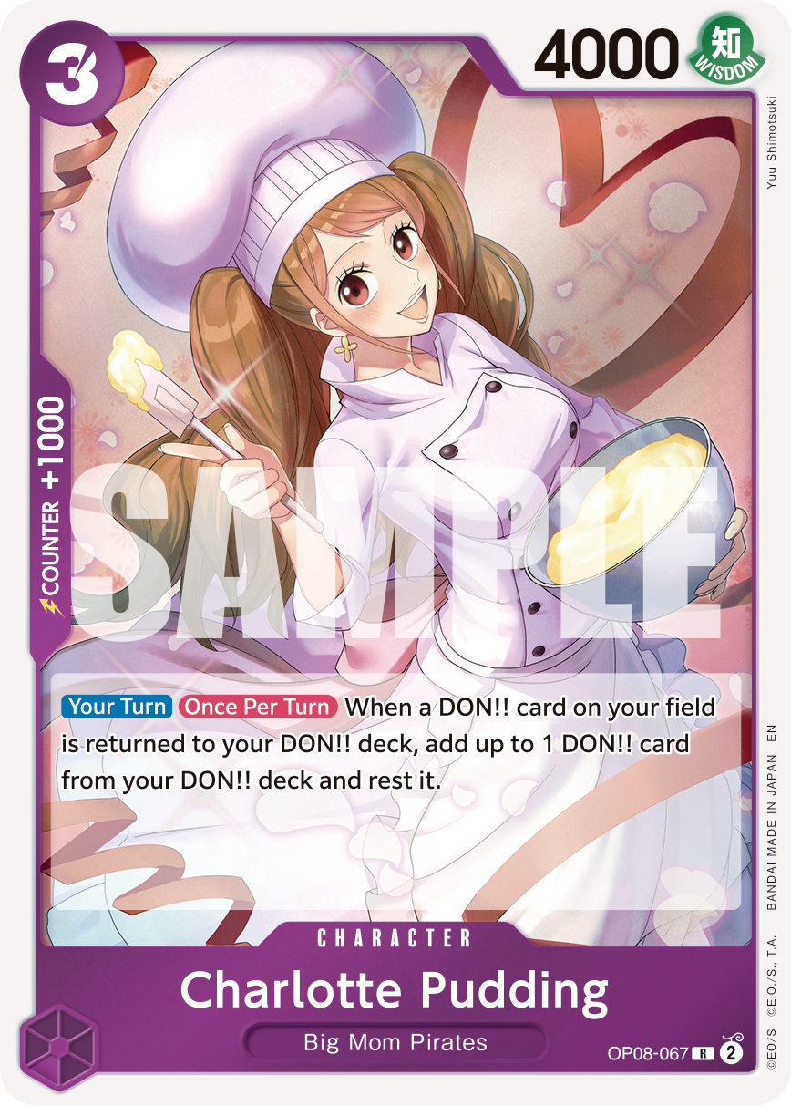 Charlotte Pudding One Piece TCG Card