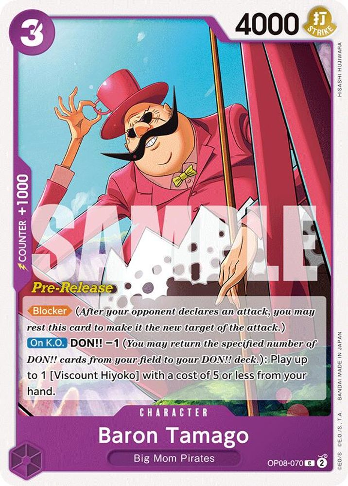 Baron Tamago One Piece TCG Card