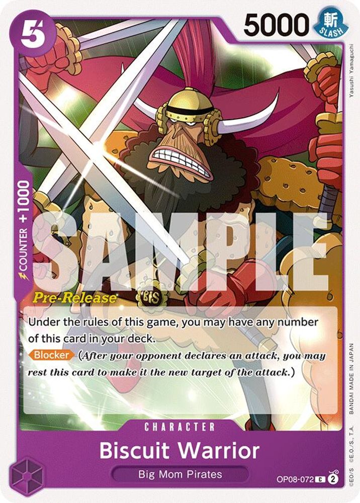 Biscuit Warrior One Piece TCG Card