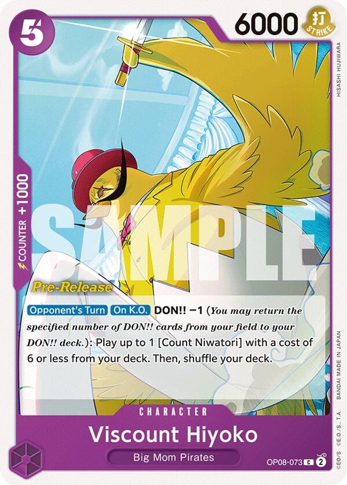 Viscount Hiyoko One Piece TCG Card