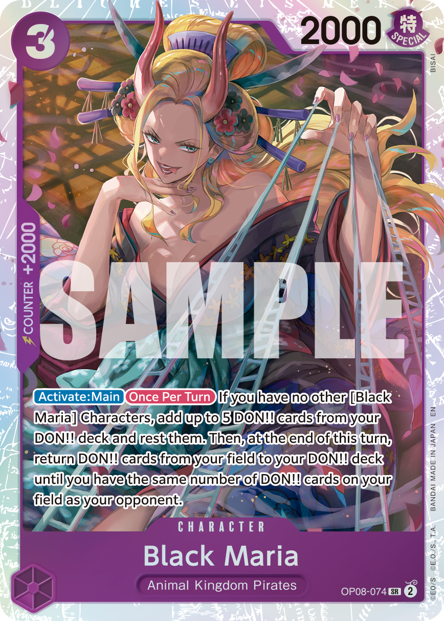Black Maria One Piece TCG Card