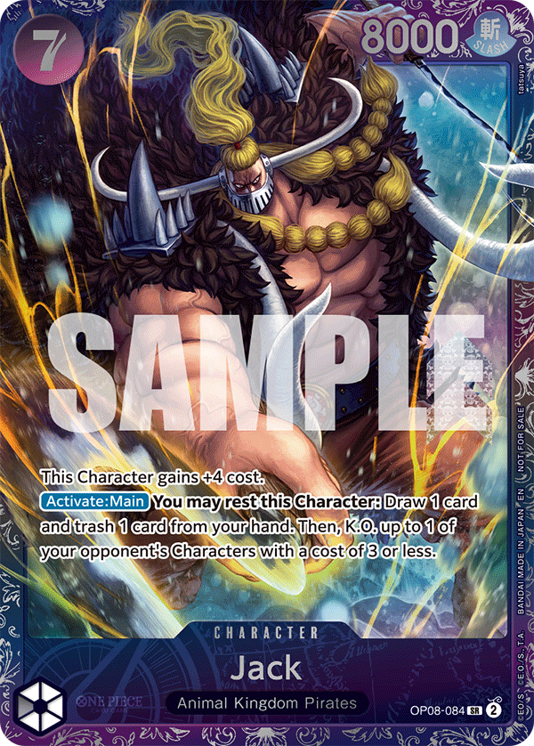 Jack One Piece TCG Card