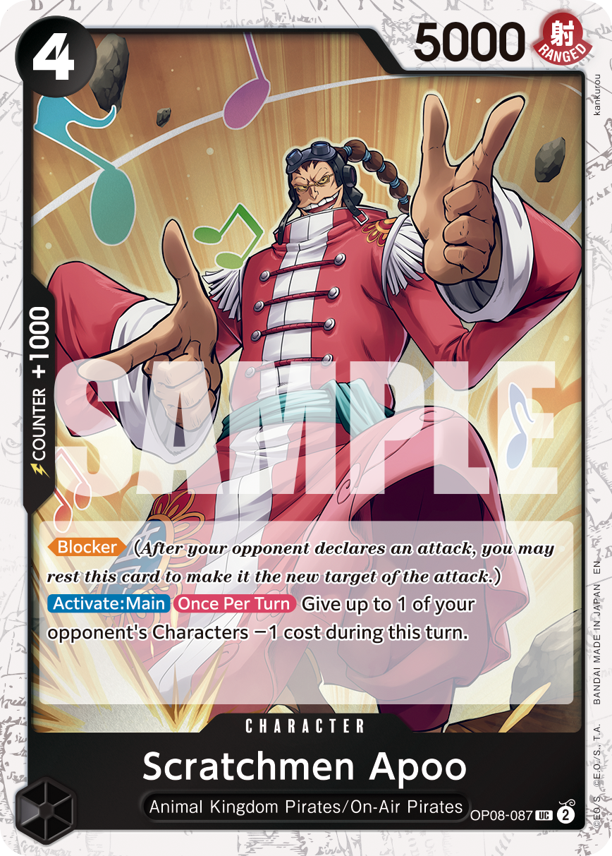 Scratchmen Apoo One Piece TCG Card