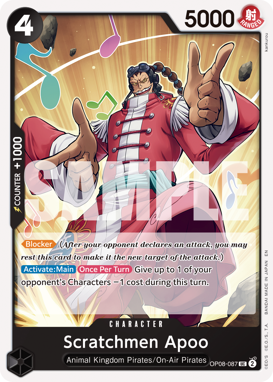 Scratchmen Apoo One Piece TCG Card