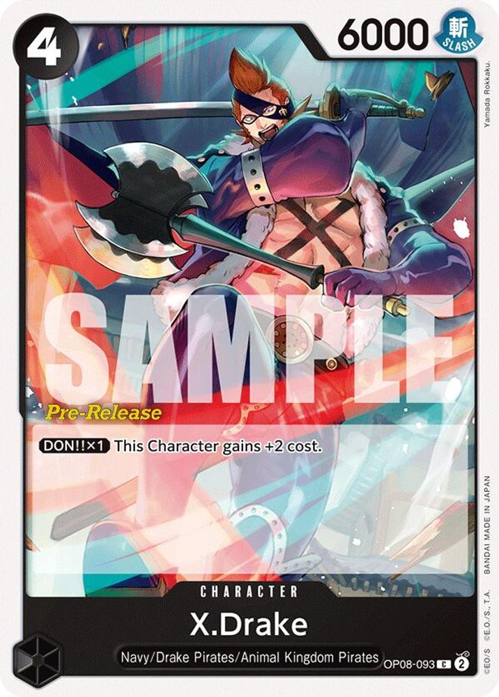 X.Drake One Piece TCG Card