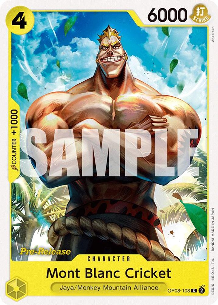 Mont Blanc Cricket One Piece TCG Card
