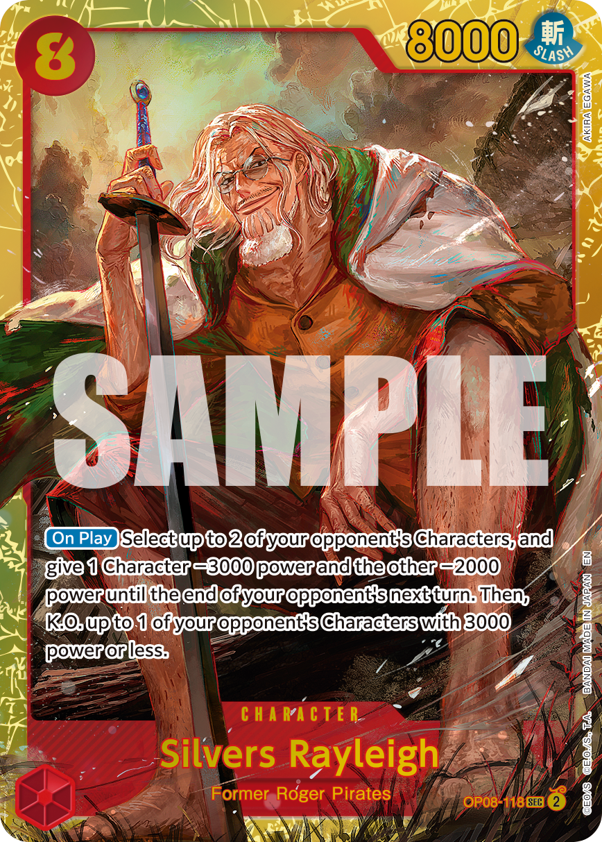 Silvers Rayleigh One Piece TCG Card