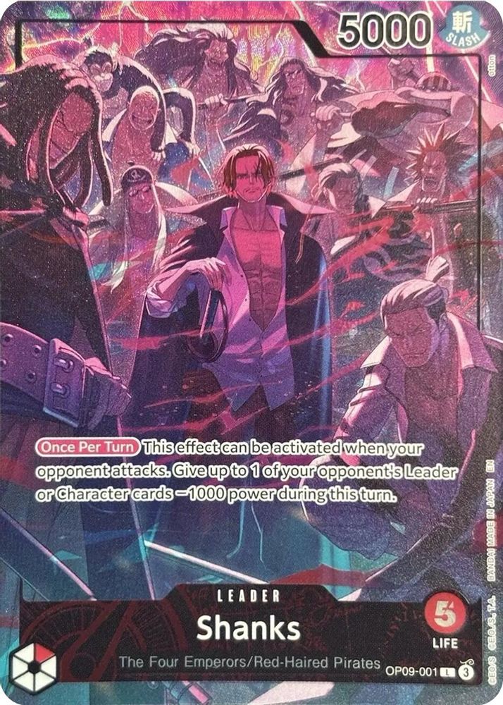 Shanks One Piece TCG Card