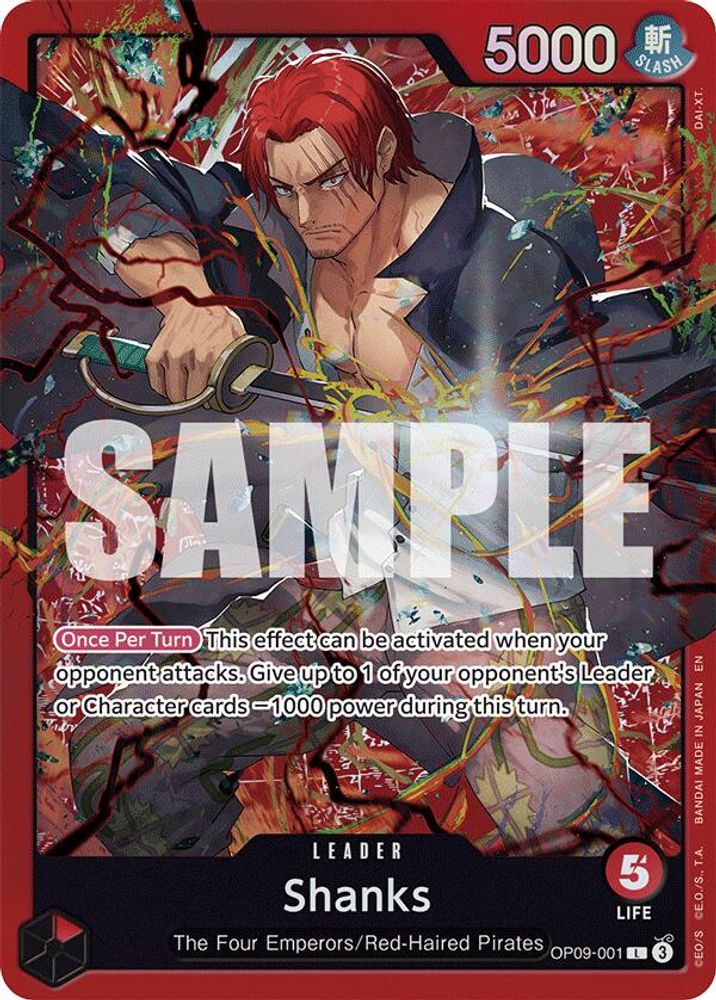 Shanks One Piece TCG Card