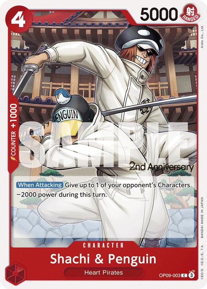 Shachi & Penguin One Piece TCG Card