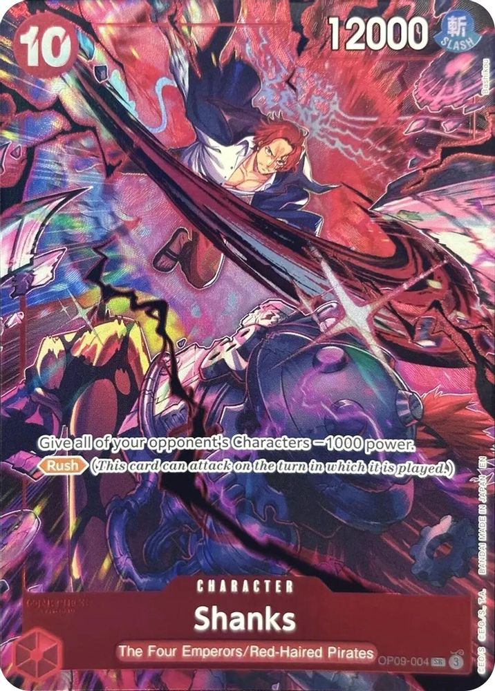 Shanks One Piece TCG Card