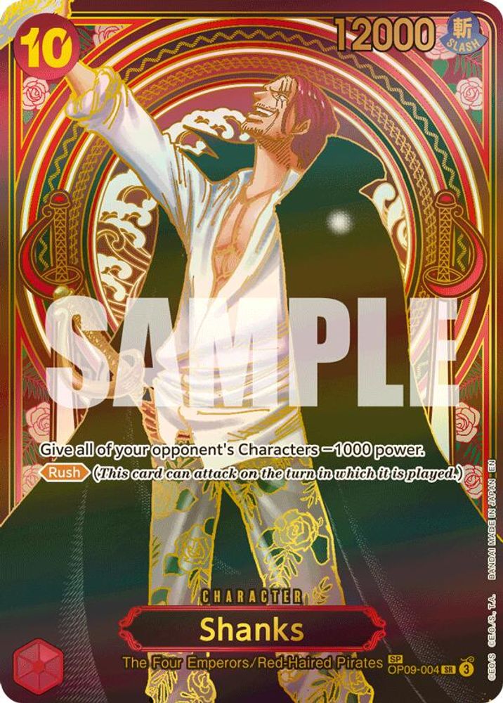 Shanks One Piece TCG Card