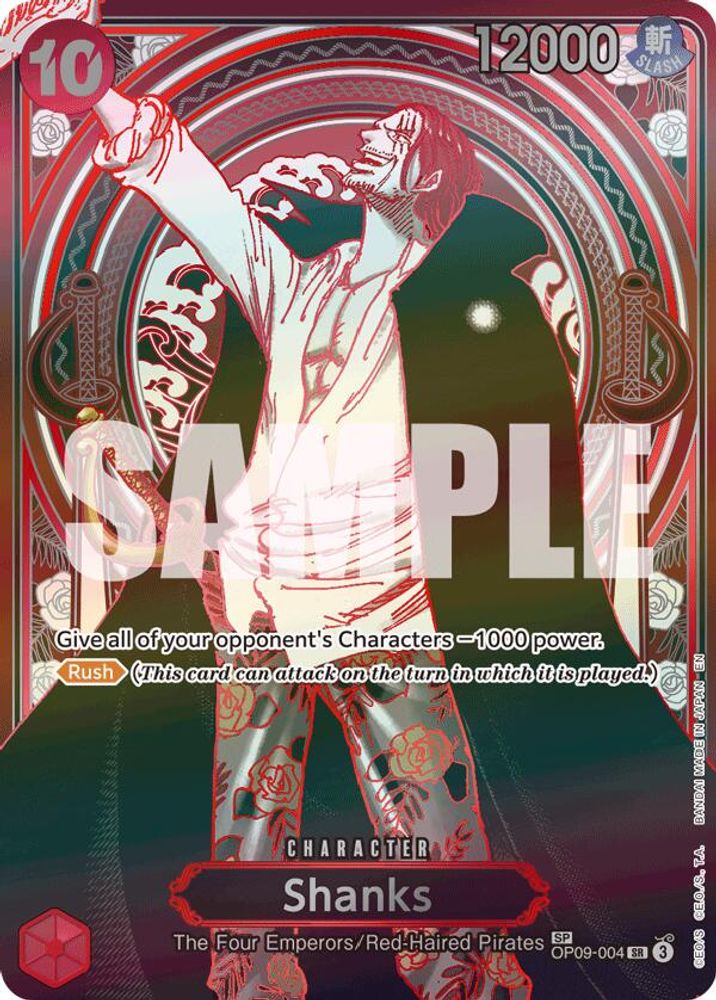 Shanks One Piece TCG Card