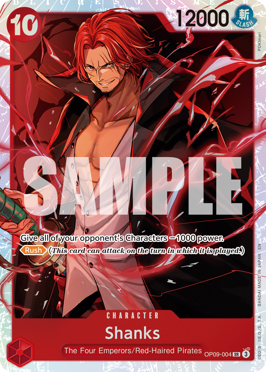 Shanks One Piece TCG Card