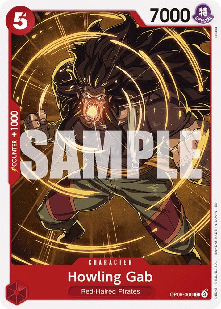 Howling Gab One Piece TCG Card