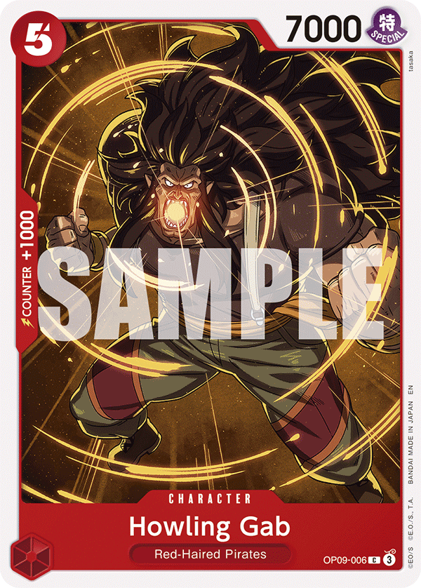 Howling Gab One Piece TCG Card