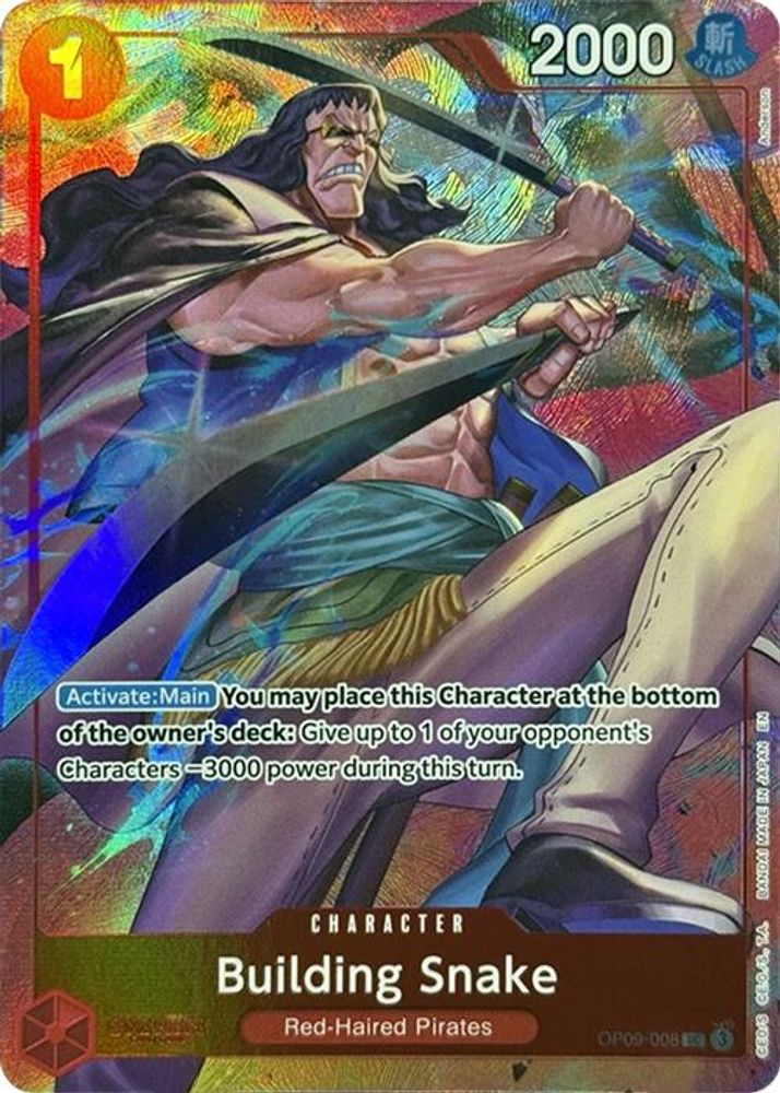 Building Snake One Piece TCG Card