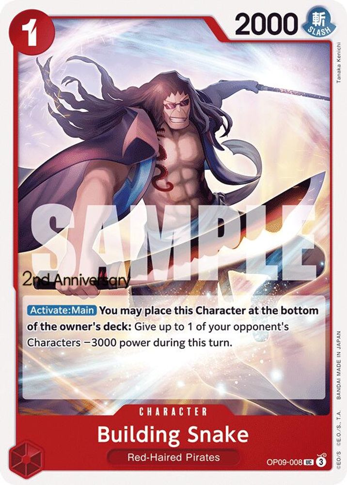 Building Snake One Piece TCG Card