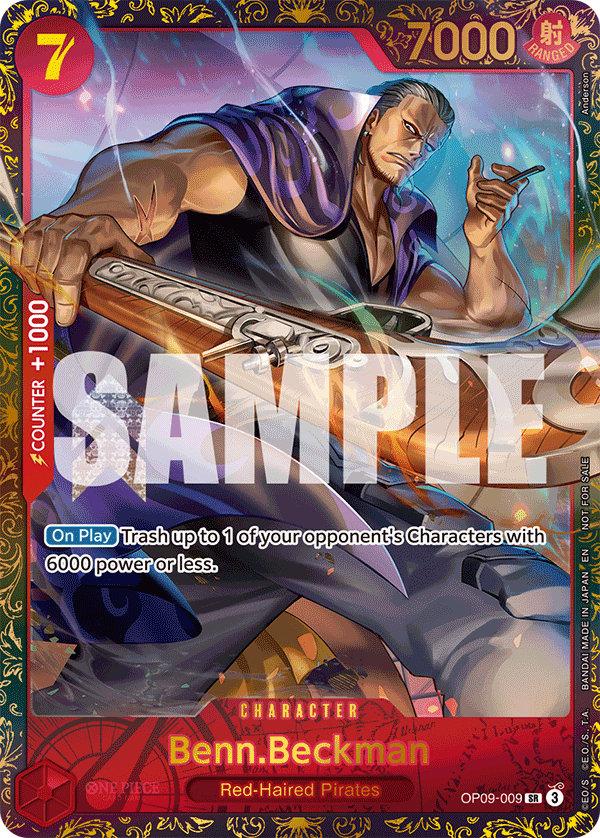 Benn.Beckman One Piece TCG Card