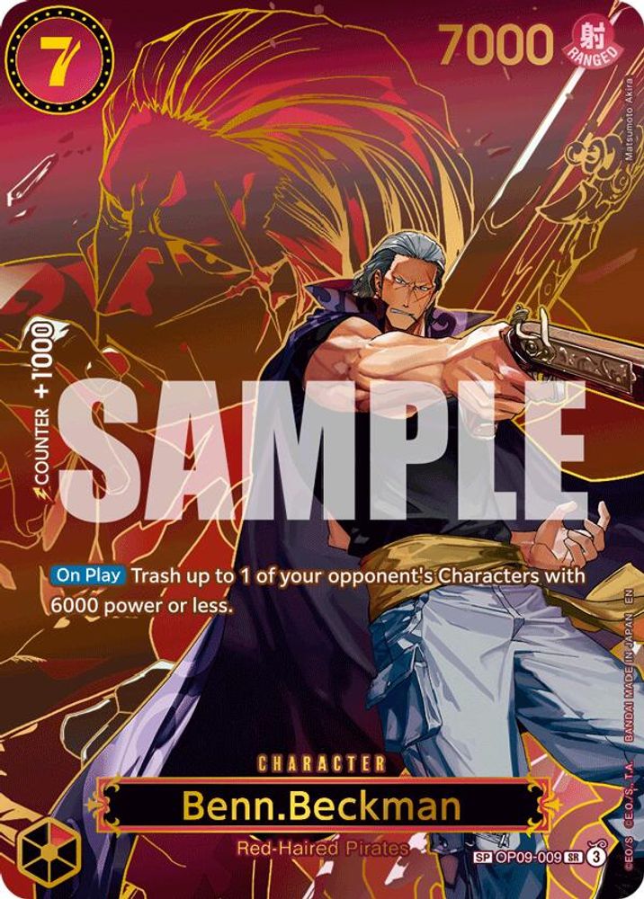 Benn.Beckman One Piece TCG Card