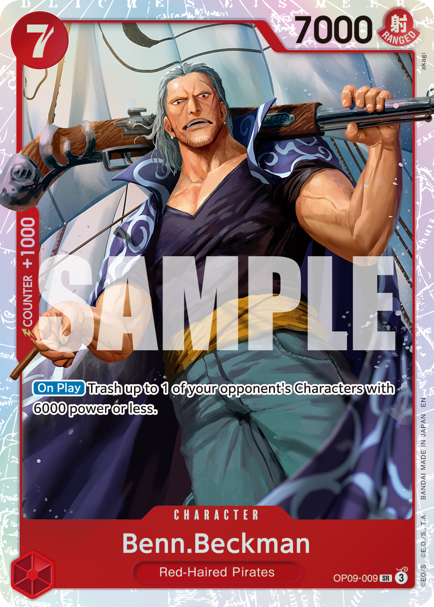 Benn.Beckman One Piece TCG Card