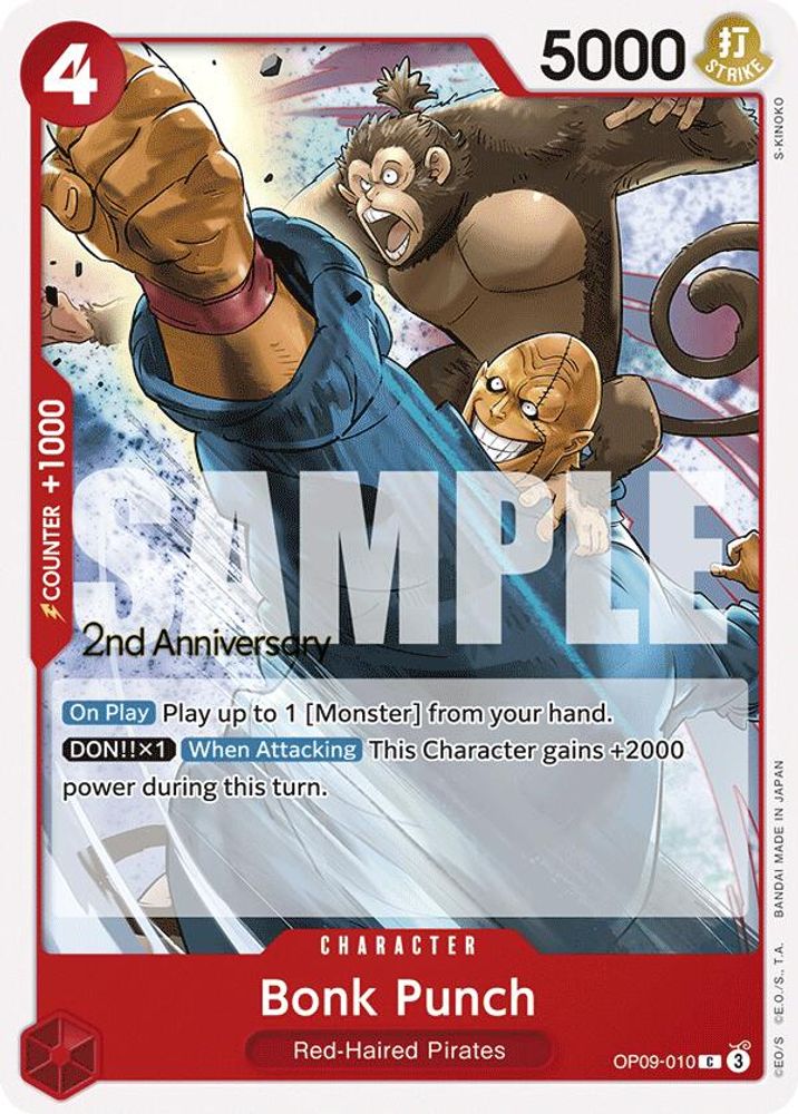 Bonk Punch One Piece TCG Card
