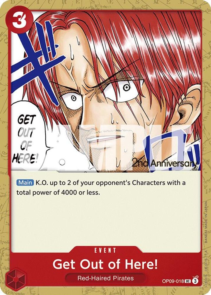 Get Out of Here! One Piece TCG Card