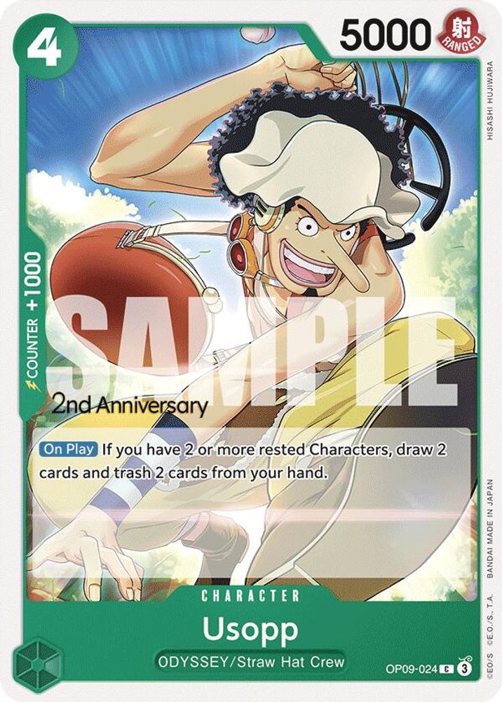 Usopp One Piece TCG Card
