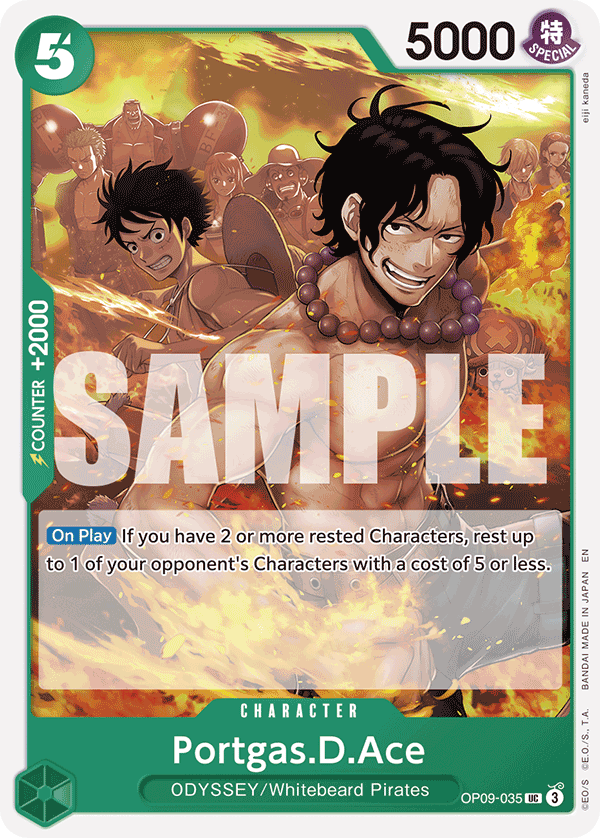 Portgas.D.Ace One Piece TCG Card
