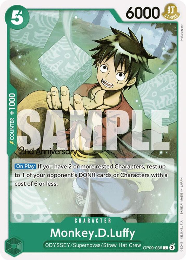 Monkey.D.Luffy One Piece TCG Card