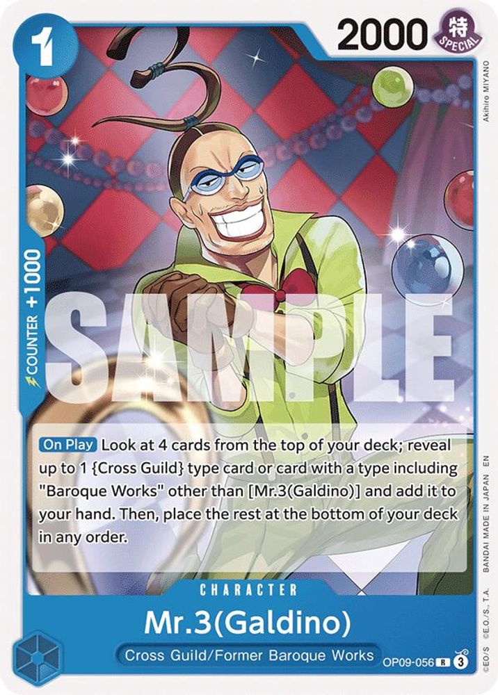 Mr.3(Galdino) One Piece TCG Card
