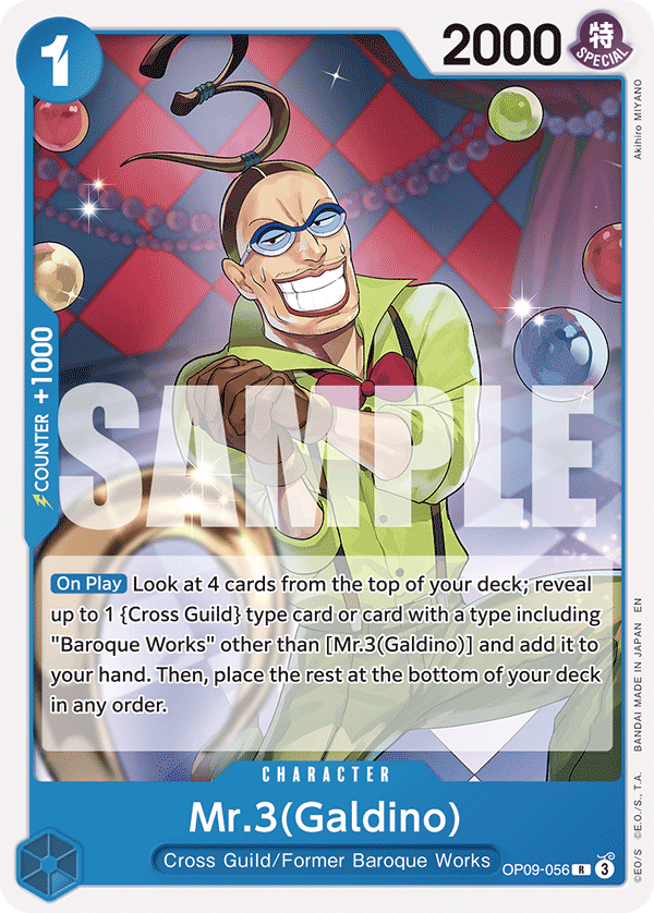 Mr.3(Galdino) One Piece TCG Card