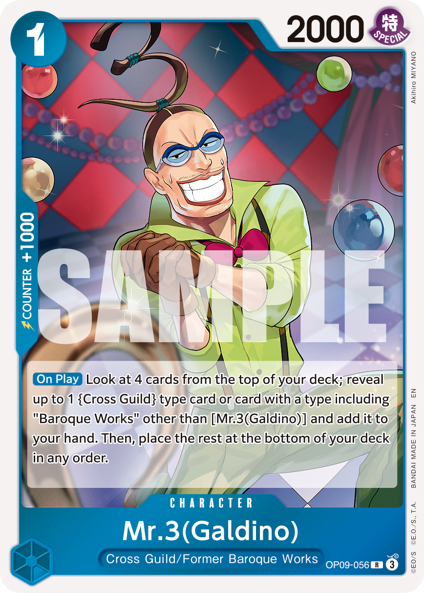 Mr.3(Galdino) One Piece TCG Card