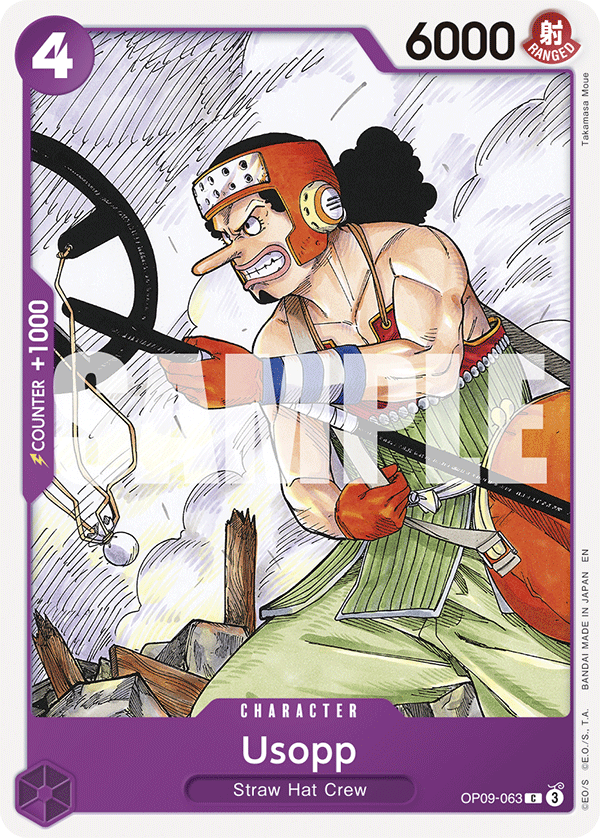 Usopp One Piece TCG Card