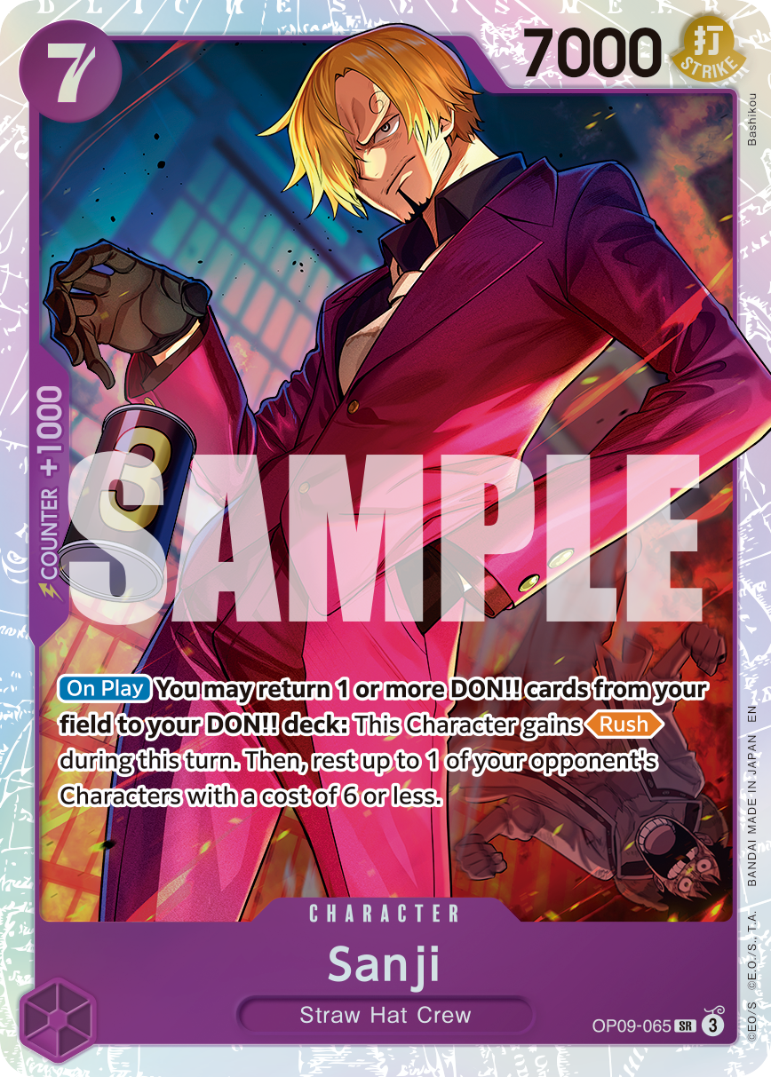 Sanji One Piece TCG Card