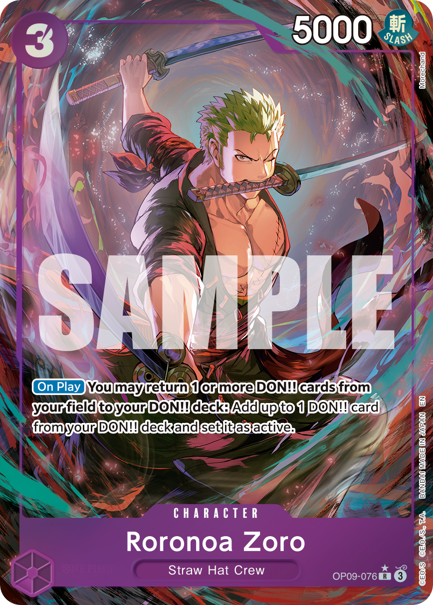 Roronoa Zoro One Piece TCG Card