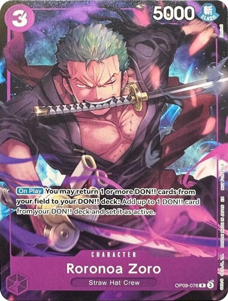 Roronoa Zoro One Piece TCG Card