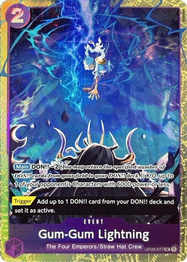 Gum-Gum Lightning One Piece TCG Card