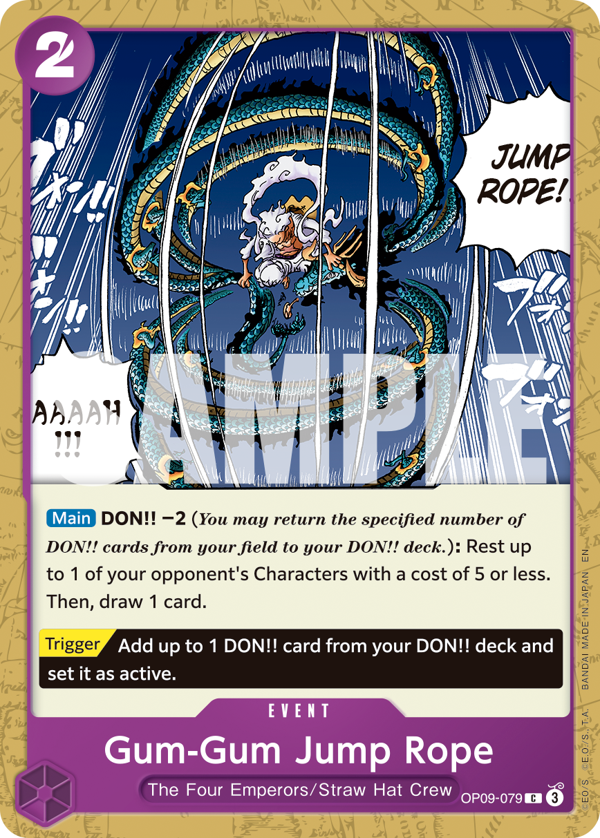 Gum-Gum Jump Rope One Piece TCG Card