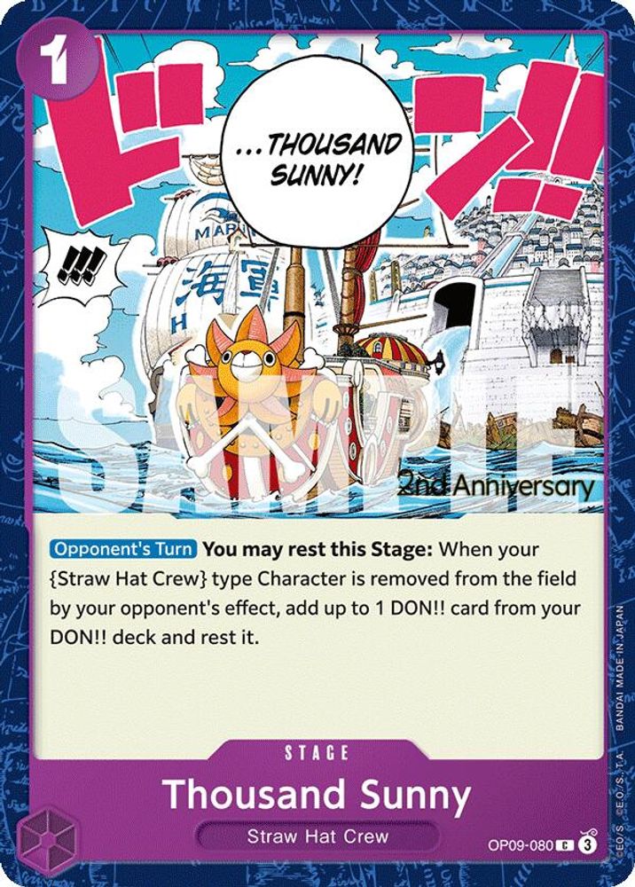 Thousand Sunny One Piece TCG Card